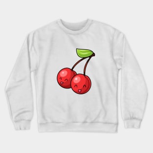 Kawaii cherries fruit Crewneck Sweatshirt